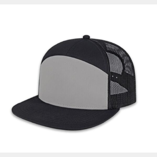 Cap America 7 Panel Trucker Mesh Back Cap Thumbnail