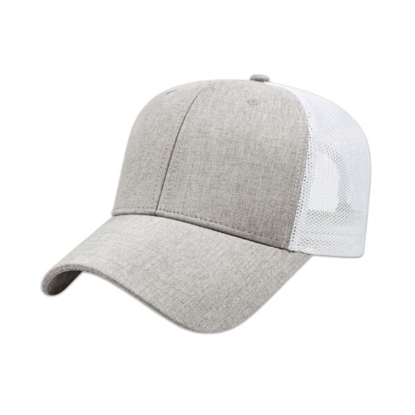 Cap America Heathered Polyester with Ultra Soft Mesh Back Cap Thumbnail