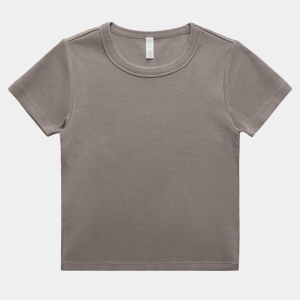 AS Colour Women’s Faded Organic Rib Tee Thumbnail
