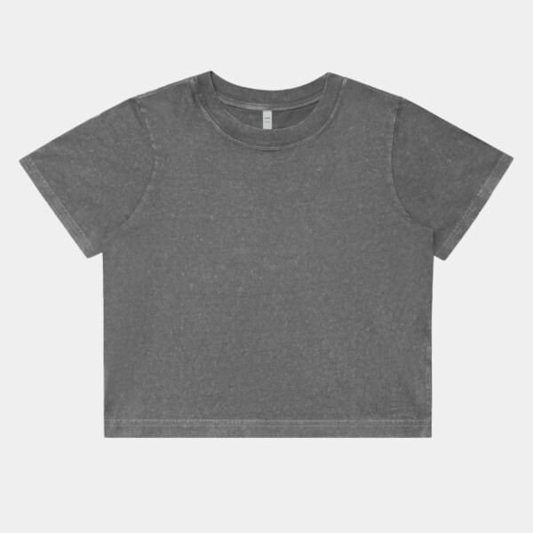 AS Colour Womens Stone Wash Heavy Crop Thumbnail