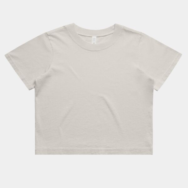 AS Colour Womens Heavy Faded Crop Tee Thumbnail
