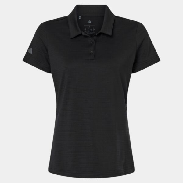 Adidas Women's Textured Stripe Polo Thumbnail