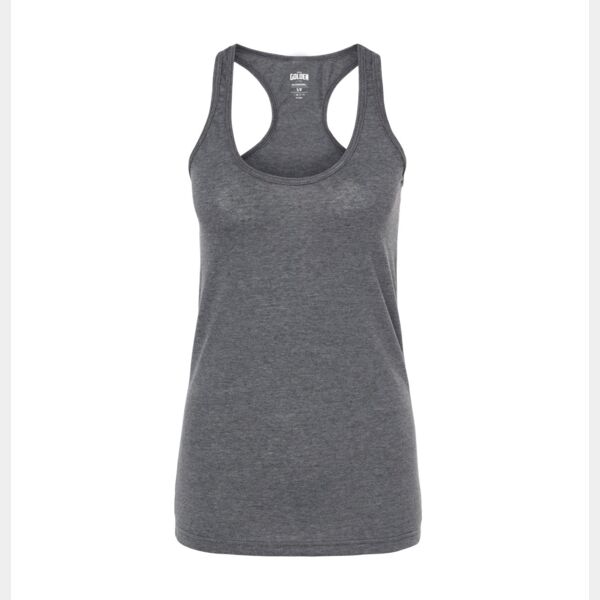 Women's Poly-Cotton Racerback Tank Thumbnail
