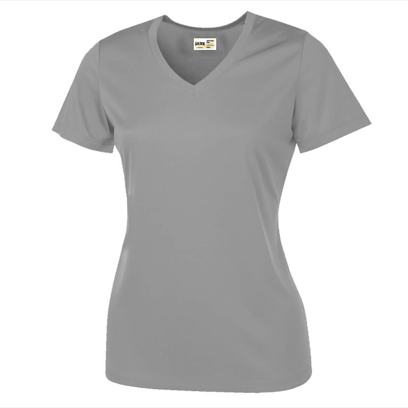 Golden Dry Fit Women's V-Neck T-shirt Thumbnail