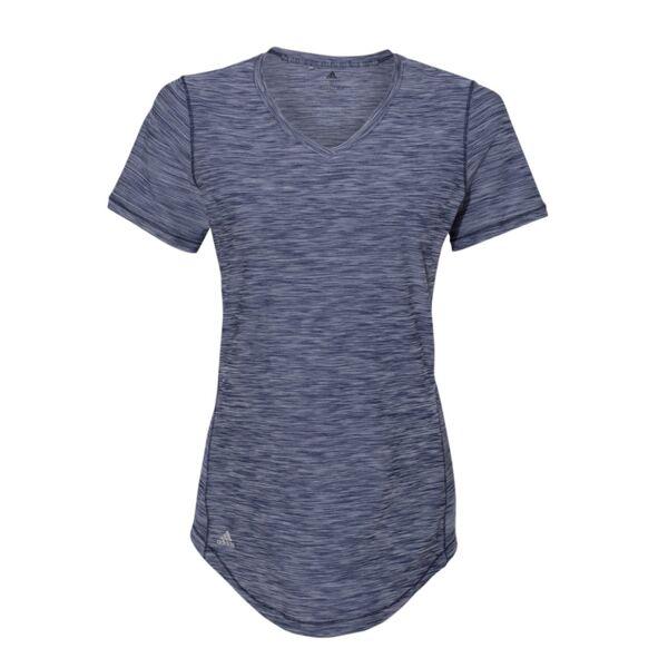 Adidas Women's Mèlange Tech V-Neck Tee Thumbnail