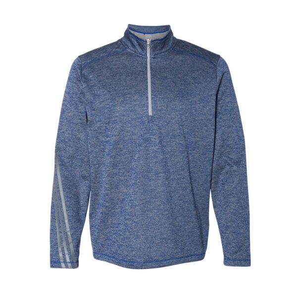 Adidas Brushed Terry Heathered Quarter-Zip Pullover  Thumbnail