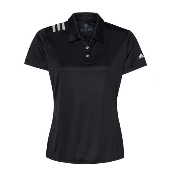 Adidas Women's 3-Stripes Shoulder Polo Shirt  Thumbnail